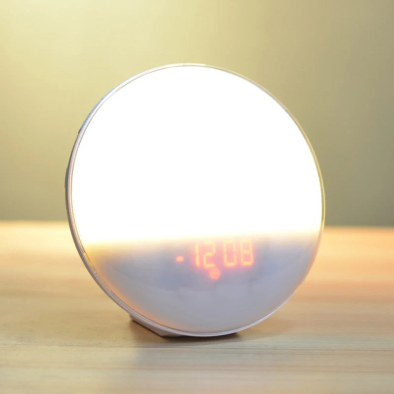 Wake Up Light Alarm Clock with Sunrise Simulation & FM Radio Tidesmit