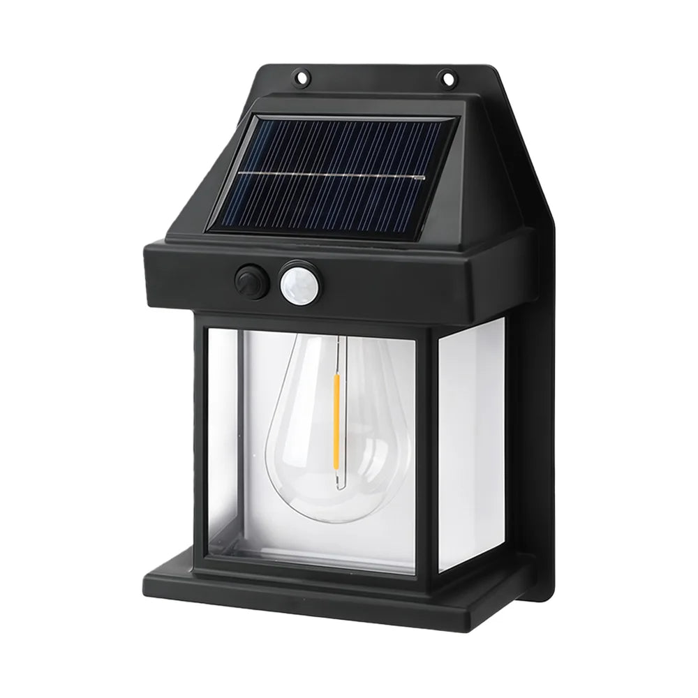 Solar Wall Light Outdoor Waterproof Motion Sensor Lamp Garden Decor Light for Porch Pathway Patio Yard Decorative Lighting