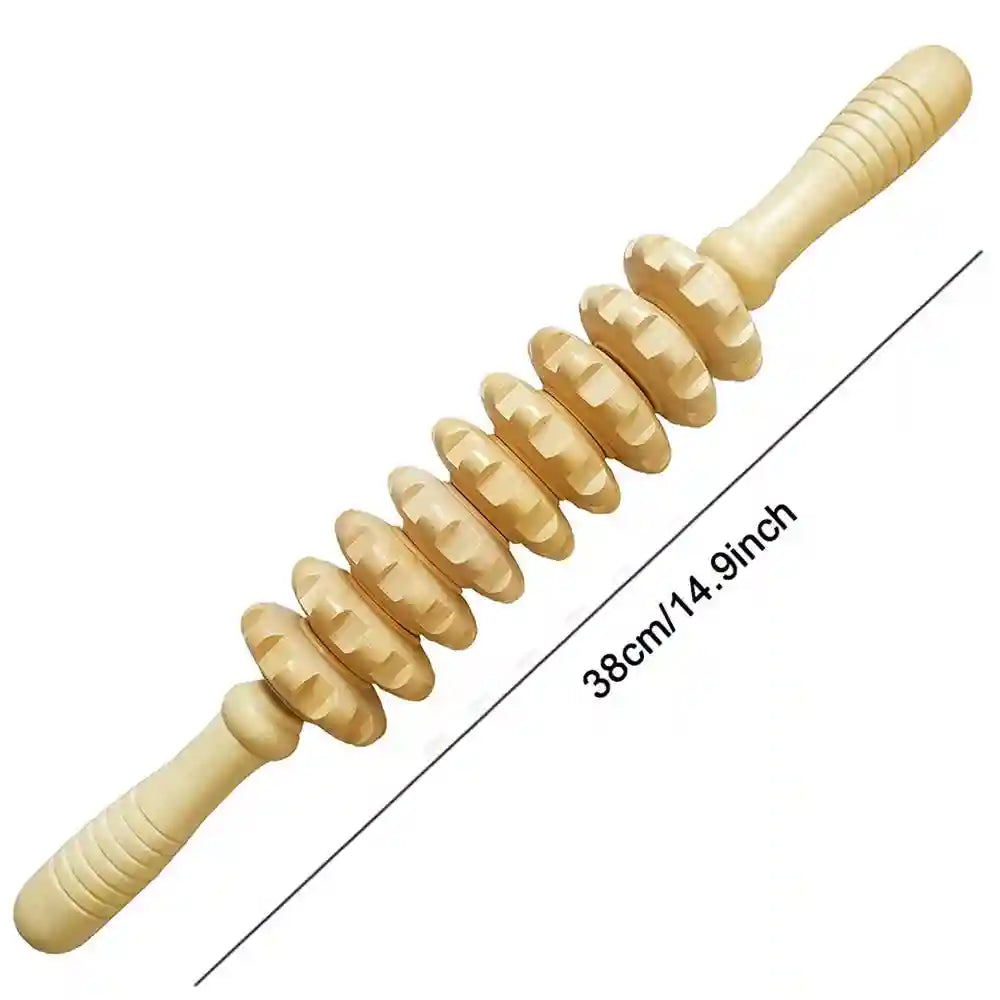Wooden Massage Roller Stick for Deep Muscle Relief & Recovery Eye Massage Instrument Tidesmit