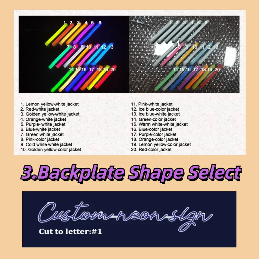 Custom LED Neon Sign for Business Logo - Durable Personalized Acrylic Sign Tidesmit