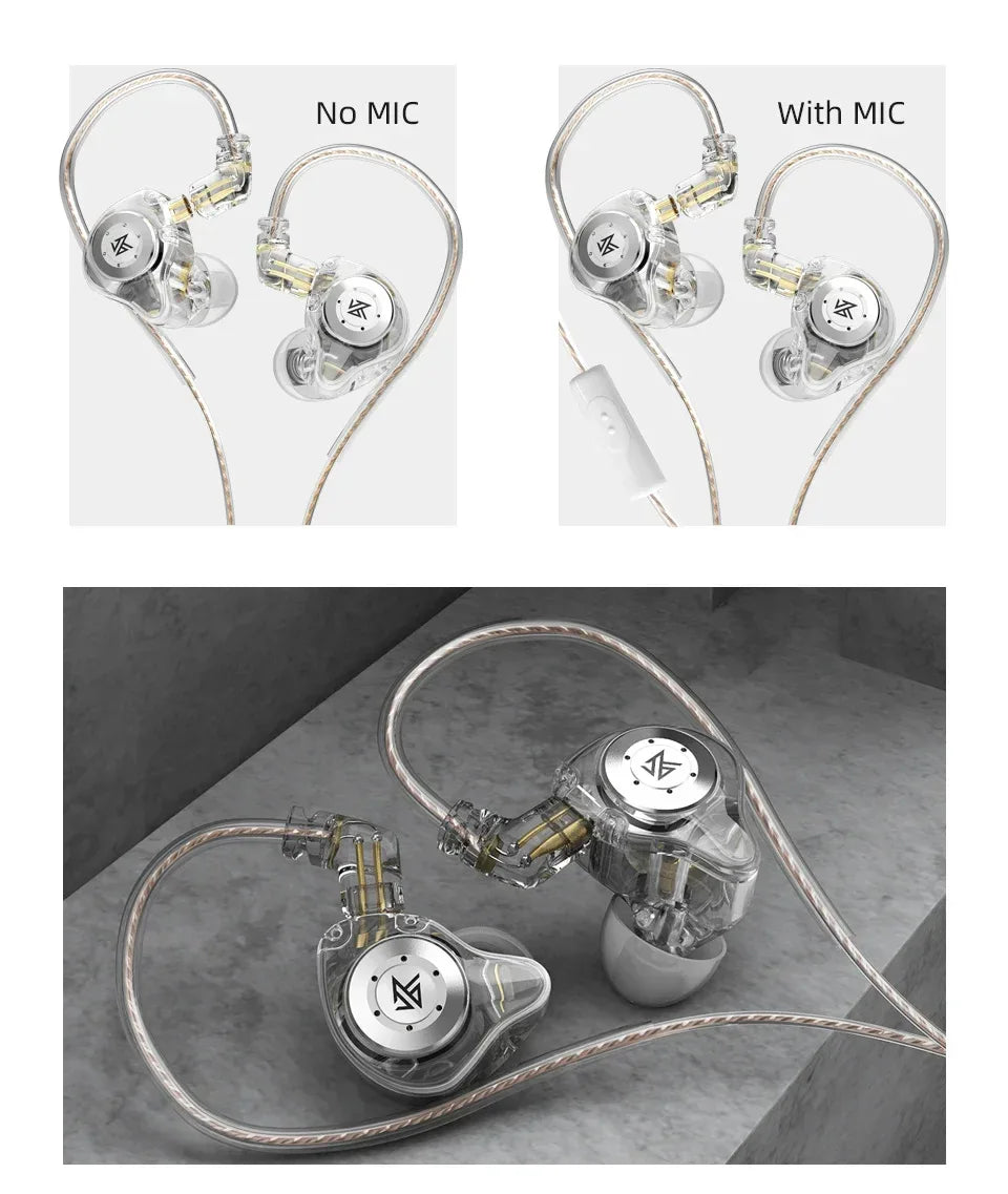KZ EDX Pro HiFi Wired Earbuds | Tidesmit Audio | Dual Magnetic Driver Tidesmit