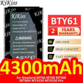 BTY61 4300mAh Li-ion polymer barcode scanner battery with warning label