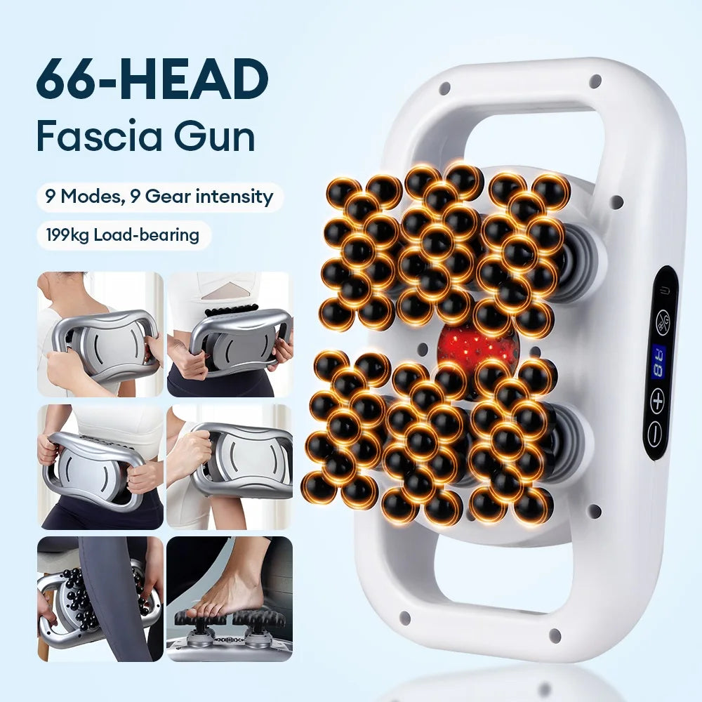 Deep Tissue Massage Gun | Portable Muscle Relief | Stone & Khaki Back Massage Instrument Tidesmit
