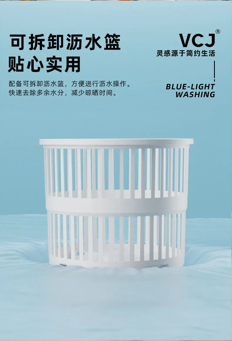 VCJ Mini Semi-Auto Washing Machine 1kg