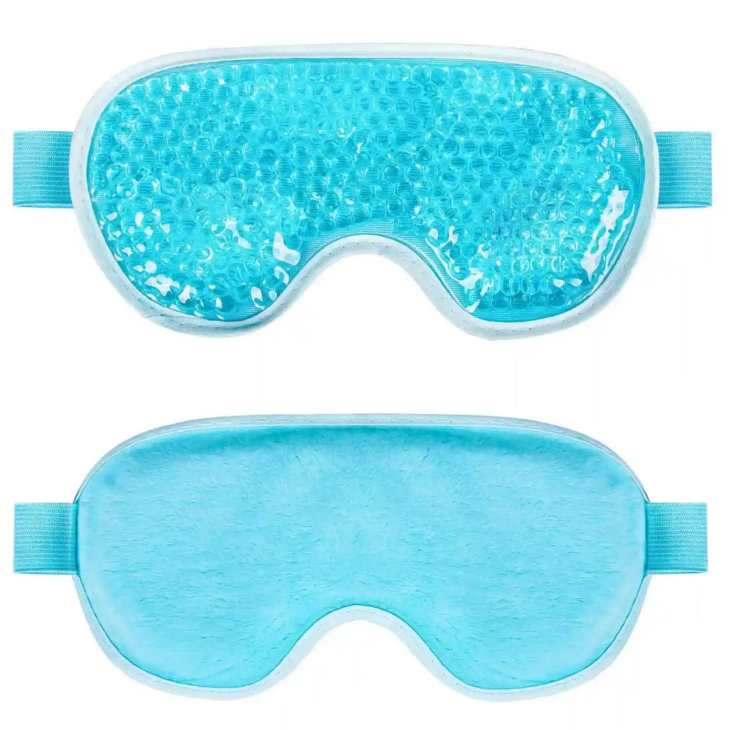 Reusable Cooling Eye Mask for Puffy Eyes and Migraine Relief Eye Massage Instrument 1Pcs BLue Tidesmit