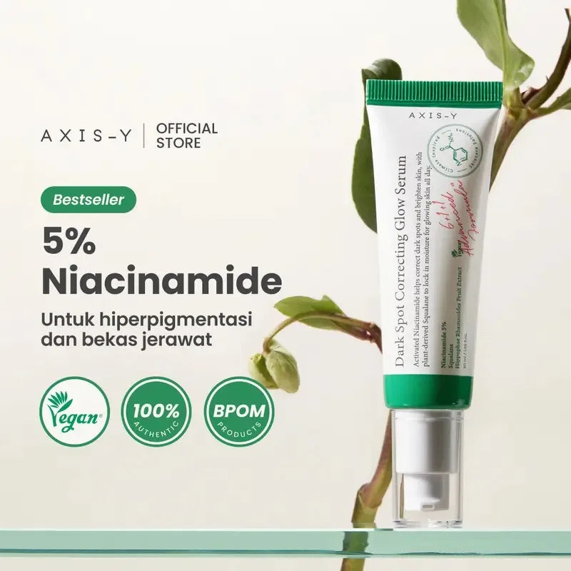Korean AXIS-Y Dark Spot Correcting Glow Serum Reduce Pigmentation Issues Moisturizing And Brightening Essence Deep Nourish Skin