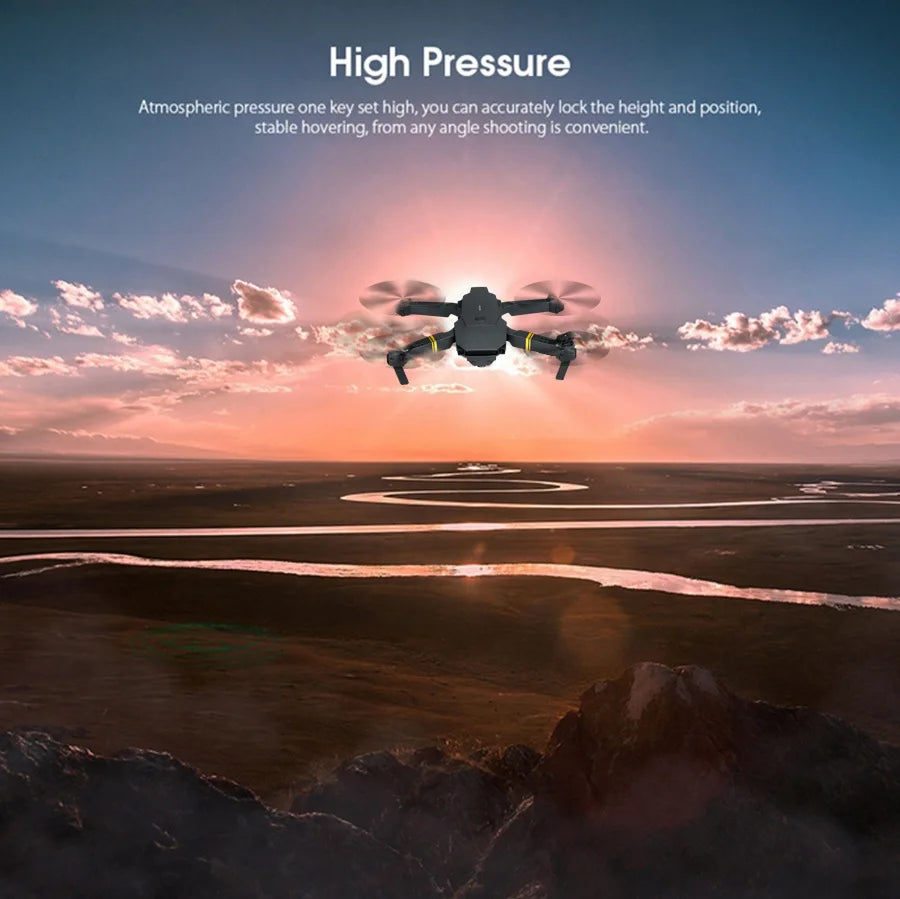4K Camera Drone with Remote Control – Foldable Beginner Quadcopter Tidesmit