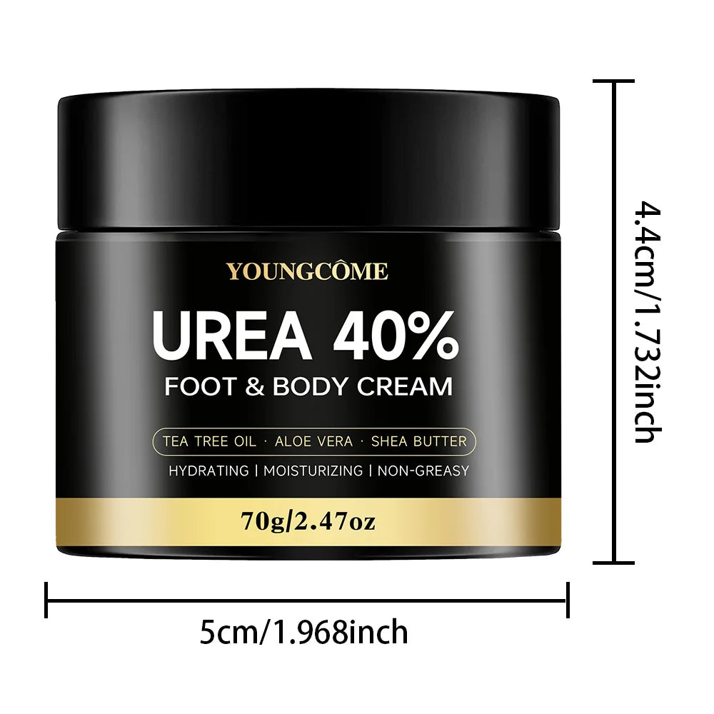 Urea 40% Cream for Cracked Heels and Dry Skin Repair - Tidesmit Scrubs Treatments Tidesmit