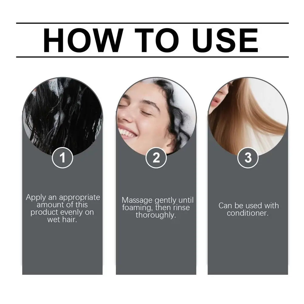 1/2PCS Rosemary Amino Acid Shampoo, Shampoo for Thinning Hair, Natural Formula to Strengthen & Thicken Hair, Controls Oily Scalp