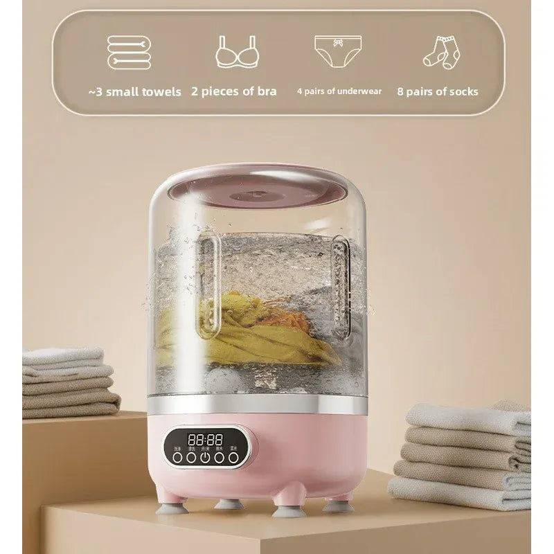 HUIBAOGE Mini Portable Washing Machine USB 20V