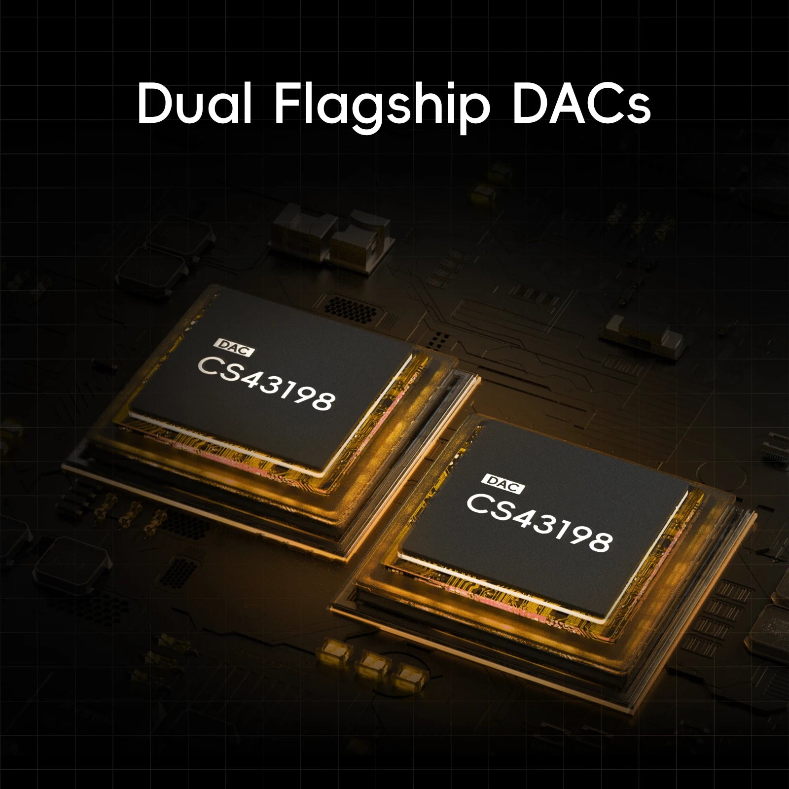USB DAC Headphone Amp Dual CS43198 Decoder for High-Res Wireless Audio Tidesmit