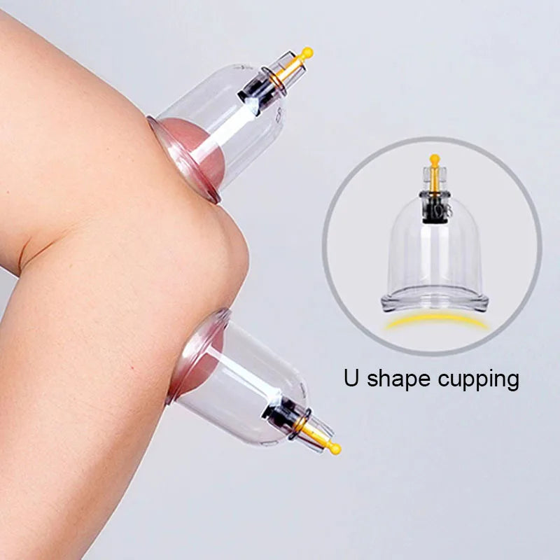 Vacuum Cupping Therapy Set for Breast and Buttock Lifting - 137mm Fascia Gun Tidesmit