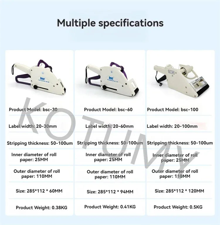 Self Adhesive Labeling Machine Manual Barcode Labeling Machine Fast Handheld Semi-Automatic Manual Labeling Machine