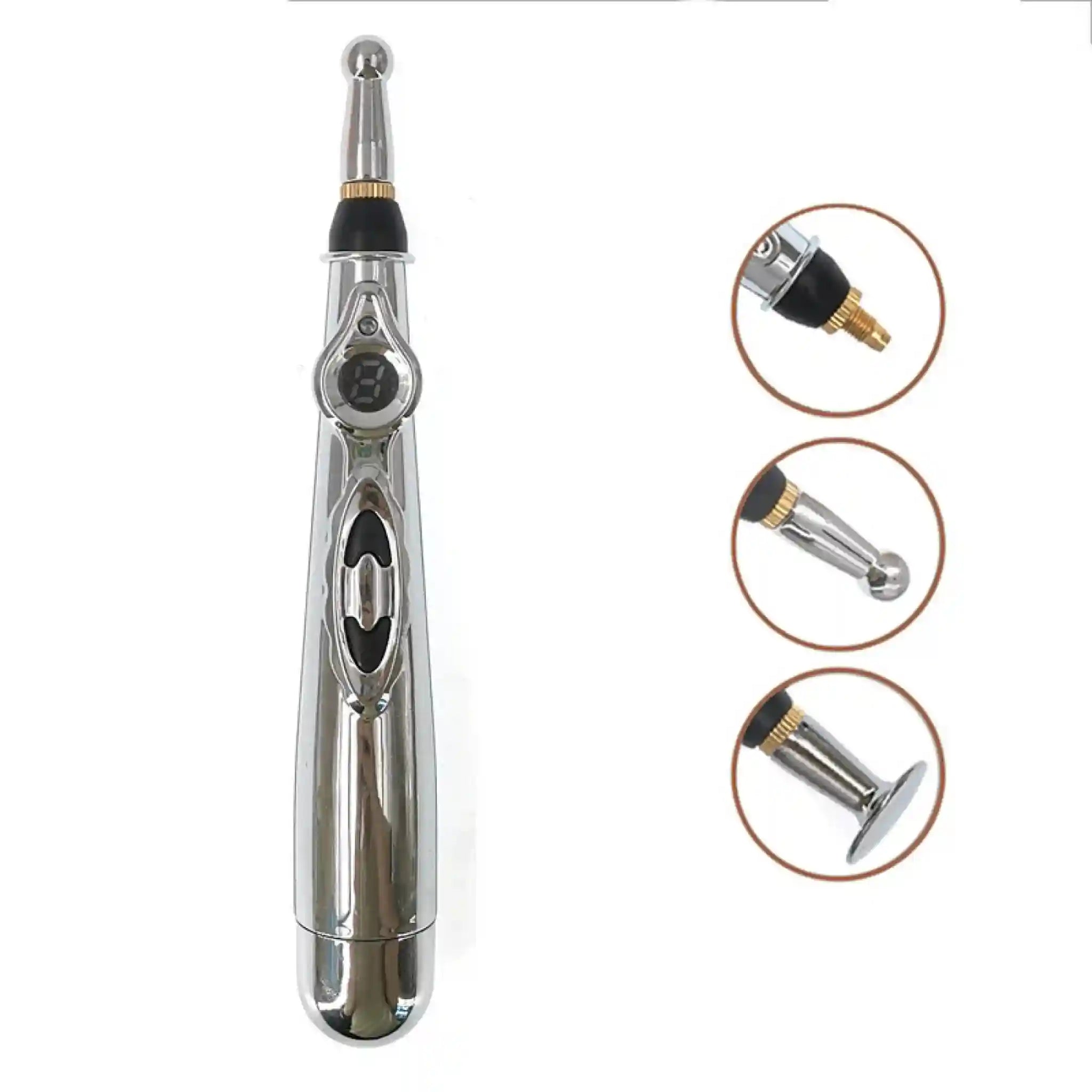 Electronic Acupuncture Pen for Pain Relief - Tidesmit Wellness Tool Relaxation Treatment 3 heads-OPP Tidesmit