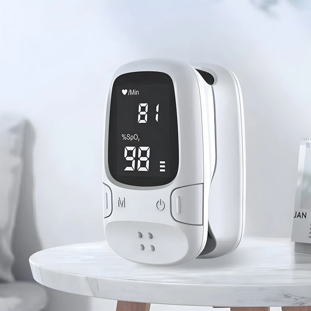 Oximeter Portable Fingertip Pulse Blood Oxygen Saturation Monitor With LED Display Fingertip Oximeter Testing SpO2 Health Care