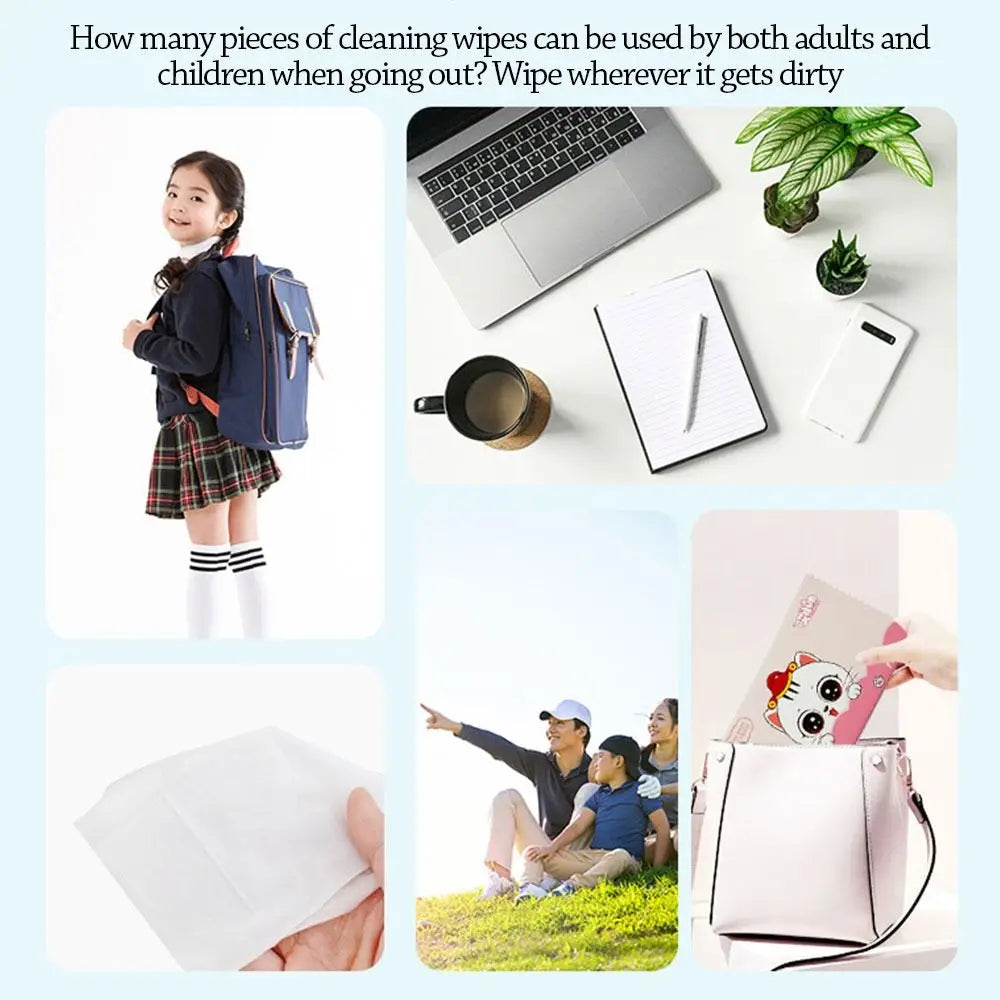 50pcs Useful Disinfection Baby Wet Wipes Hand Cleaning Portable Moist Paper Non woven fabric Tissue Home