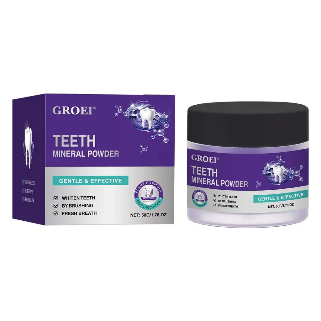 Tidesmit Hydroxyapatite Purple Teeth Whitening Powder for plaque removal and fresh breath