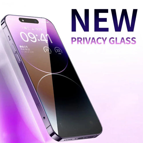 1-3 Pcs Anti Blue Light Privacy Tempered Glass for iPhone 15 Pro Max 14 Plus 13 12 Mini 11 Eye Protection Clear Screen Protector Tidesmit