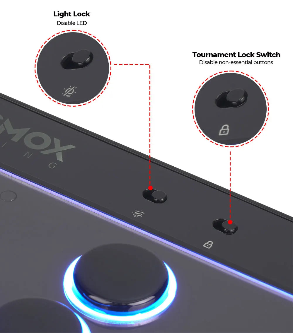 Haute42 C16 Magnetic Leverless Hitbox Controller Stickless Arcade Controller Keyboard For PC/ PS5/PS4 Hitbox Fighting Stick