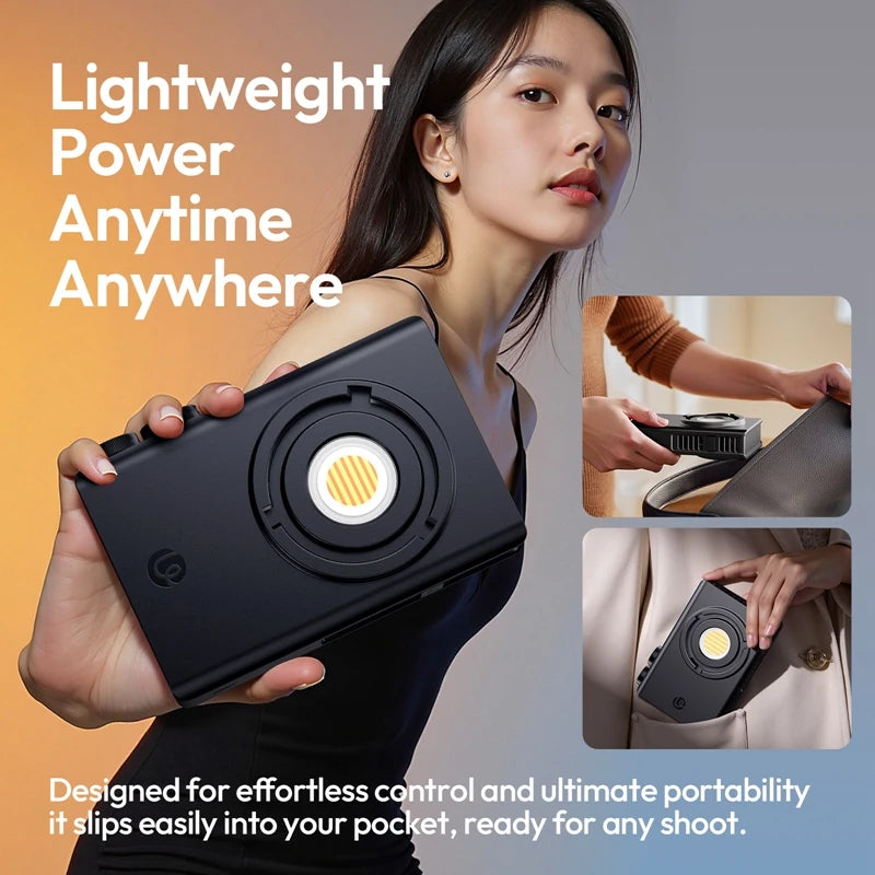 100W COB LED Video Light Bi-Color 2700-6500K Studio Lighting Tidesmit