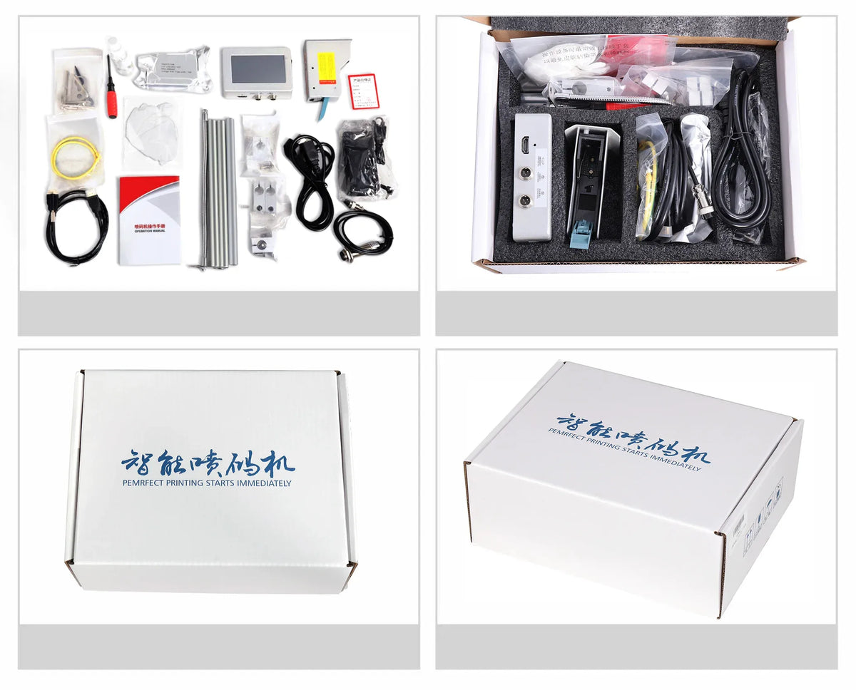 Hot Selling Electric Inkjet Date & Batch Coding Machine With Barcode For Pill Bottles Plastic Packaging Cartons