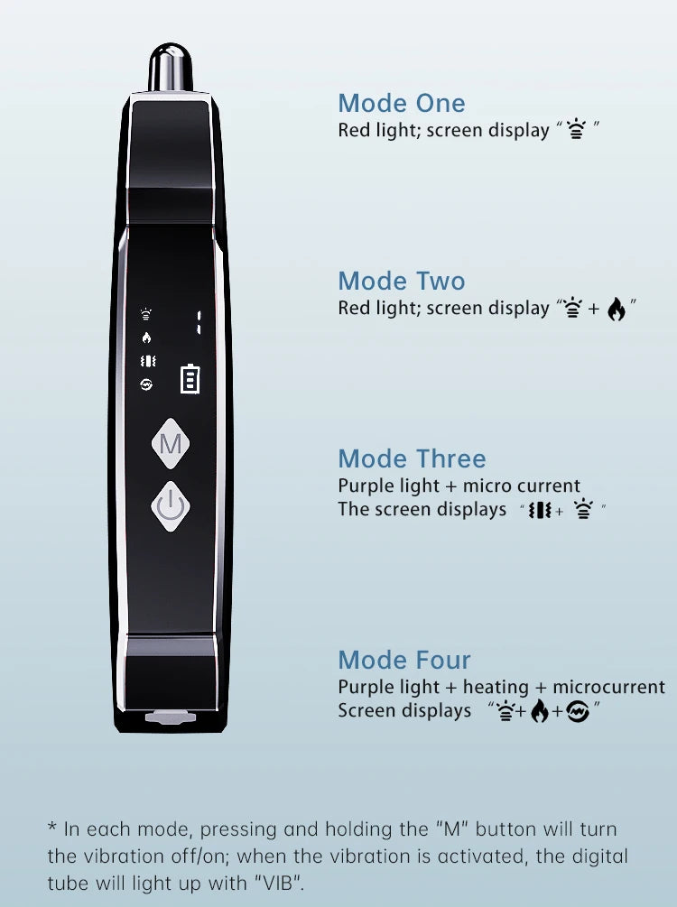 Fascia Muscle Massager: Heated Vibration Tool for Deep Tissue Relief Fascia Gun Tidesmit