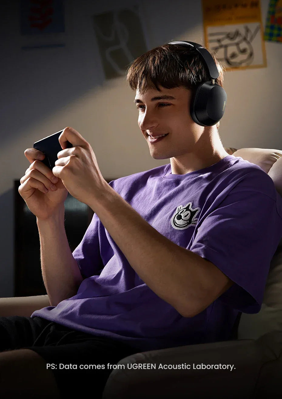 Tidesmit Wireless Bluetooth Headphones ANC 75H Spatial Audio Tidesmit