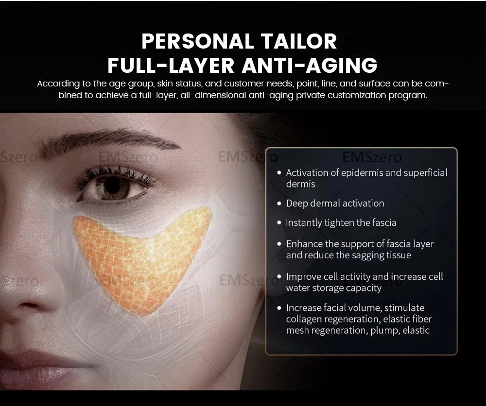 12D HIFU Face Lifting Machine - Professional Skin Firming Device Body Shaping Massage Equipment Tidesmit