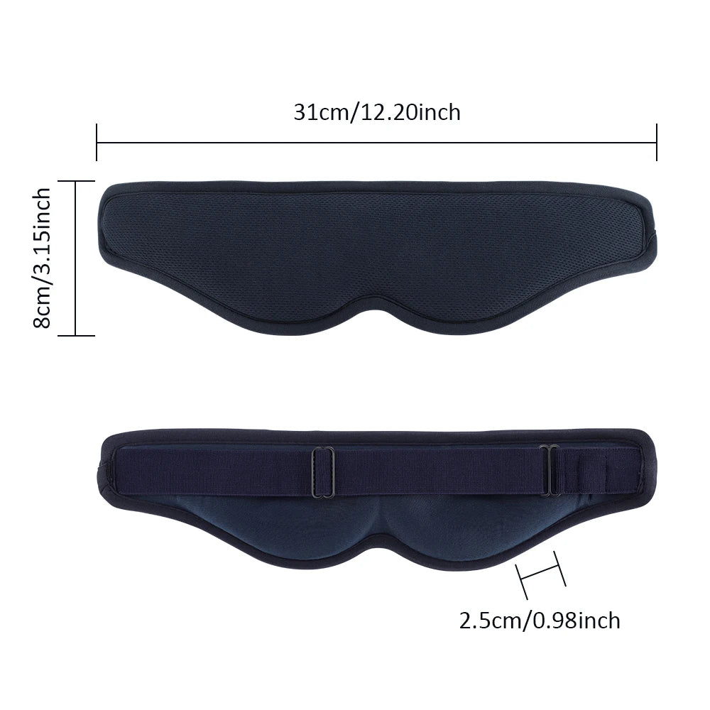 Heated Eye Massager Mask for Stress Relief - Portable Wellness Device Relaxation Treatment Tidesmit