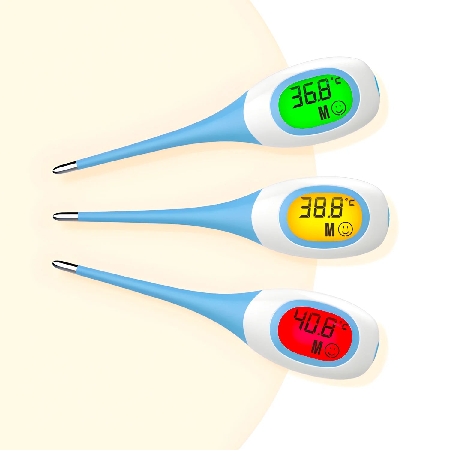 Backlit Medical Temperature Infrared Non-contact Thermometer Forehead Thermomete LCD Display Fever Measure For Baby Adult