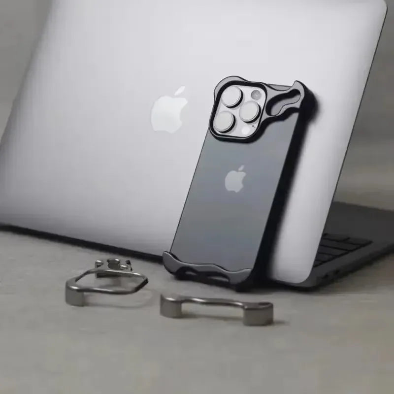 iPhone 16 Pro Metal Bumper Case | Aluminum Alloy Shock-Absorbing Cover Tidesmit