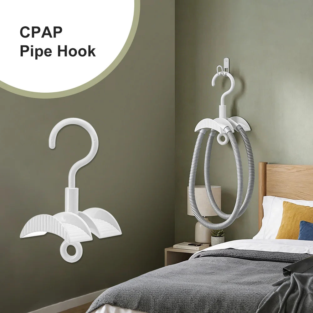 4 Pack CPAP Cleaning Kit for Hose & Mask, with Cpap Hose Dryer, Collapsible Wash Basin & Hose Hanger, Universal Cleaning Brush