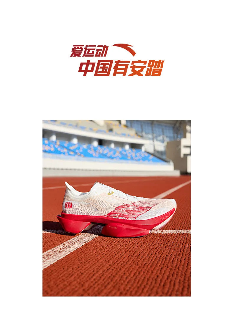Anta × Xu Beihong's galloping horse figure joint name series C10 PRO 2 generation marathon running shoes men.