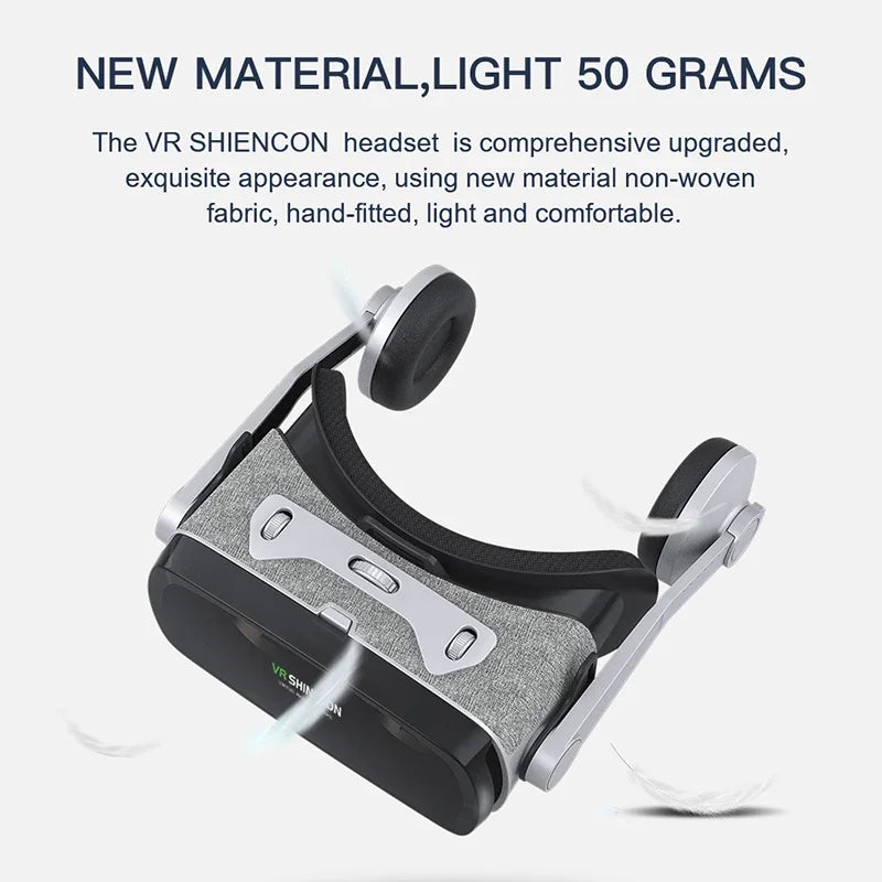 VR Headset for Smartphone - Immersive 3D Smart Glasses with Remote Tidesmit