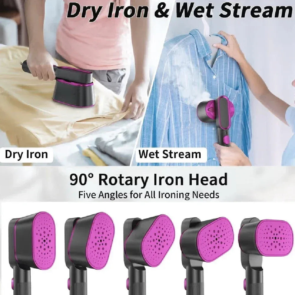 Tidesmit 3-in-1 Handheld Garment Steamer and Portable Steam Iron 220V