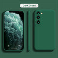 Samsung Galaxy A55 Silicone Case: Slim Shockproof Drop Protection army green Tidesmit