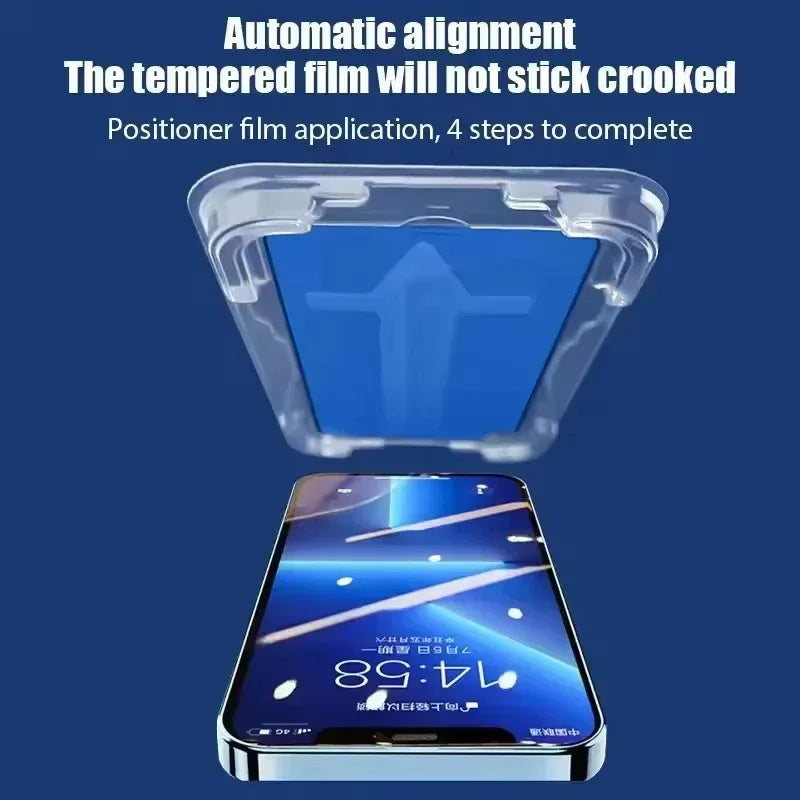 1-3PCS 8K HD Oleophobic Coating Easy Install Screen Protector For iPhone 17 Pro 17pro iPhone17pro Protective Tempered Glass Tidesmit