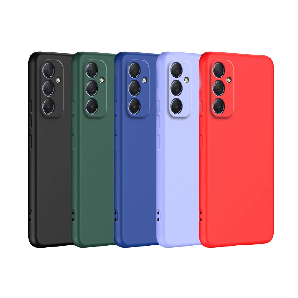 Samsung Galaxy A55 Silicone Case - Slim Shock-Absorbing Cover Tidesmit