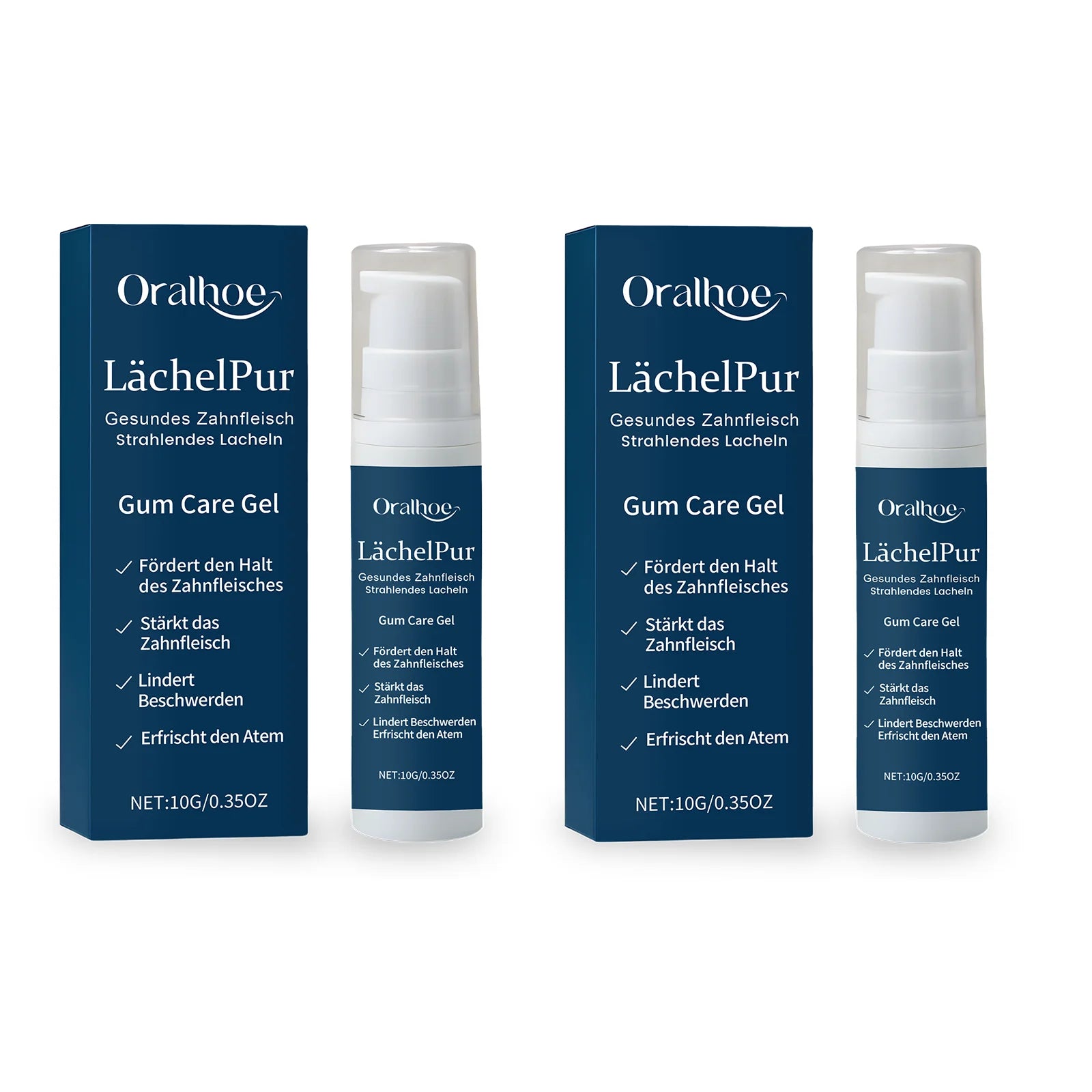 Tidesmit teeth whitening and gum soothing gel for fresh breath and enamel repair in travel size tube.