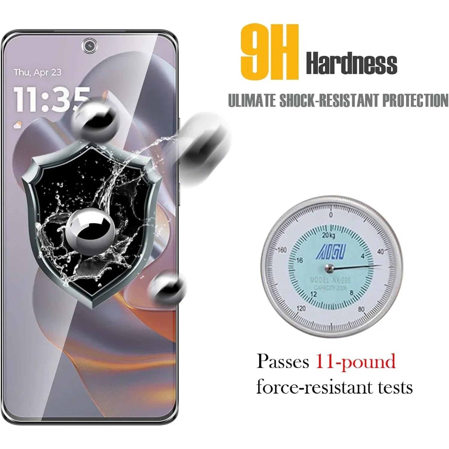 Motorola Edge 60 Neo Tempered Glass Screen Protector - 9H Anti-Scratch Tidesmit