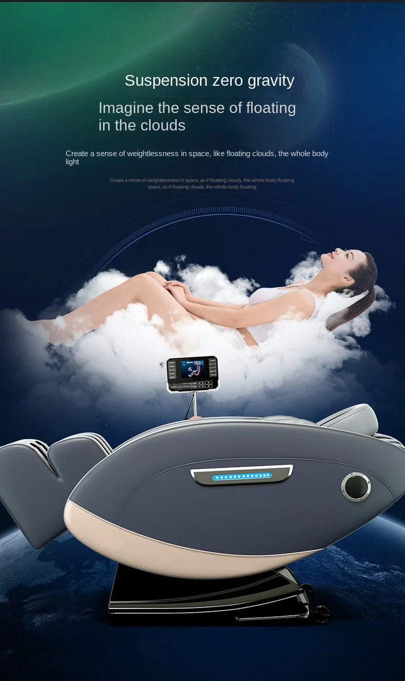 Shiatsu Full Body Massage Chair with Heat Therapy and 3D Rollers Massage Chairs Tidesmit