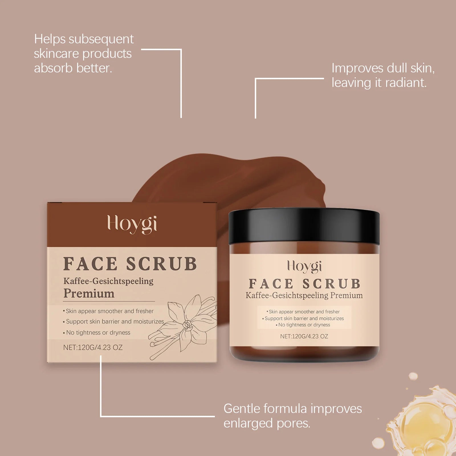 Face Scrub Exfoliator - Deep Cleaning & Hydrating Facial Care by Tidesmit Scrubs Treatments Tidesmit