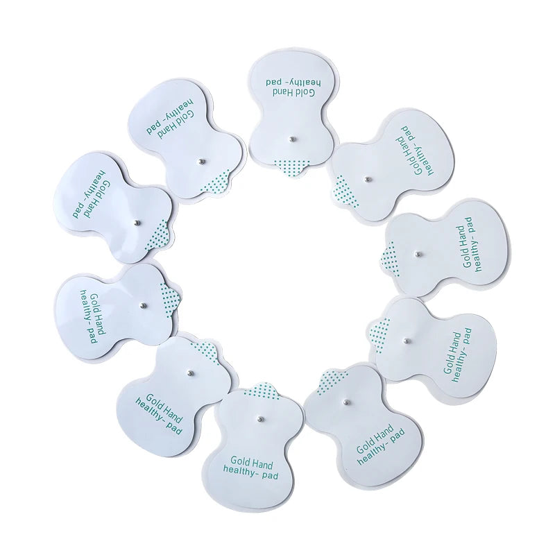 TENS Electrode Pads - Reusable Gel Pads for Electric Massager (50pcs) Back Massage Instrument Tidesmit