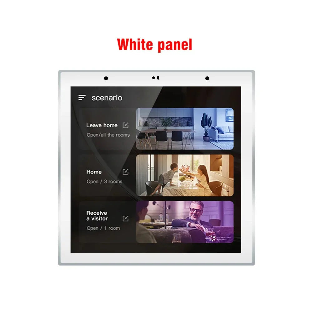 Smart Home Control Panel 8 Inch Touchscreen Zigbee Gateway 4 inch W China Mainland Tidesmit