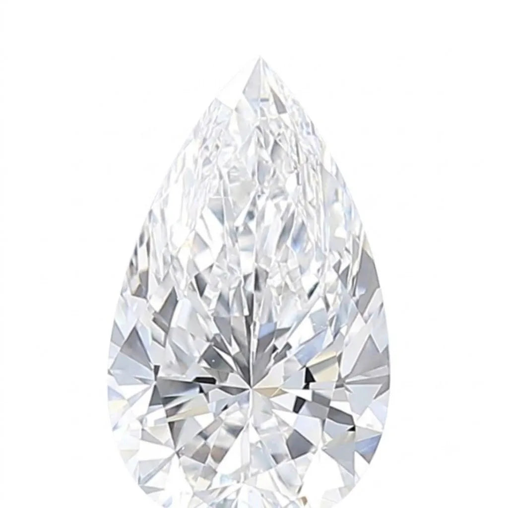 1 Carat Rare Pear Shaped Lab Grown Diamond D Color SI! Clarity IGI Certified Excellent Cut Loose Stone For Engagement Ring Bride