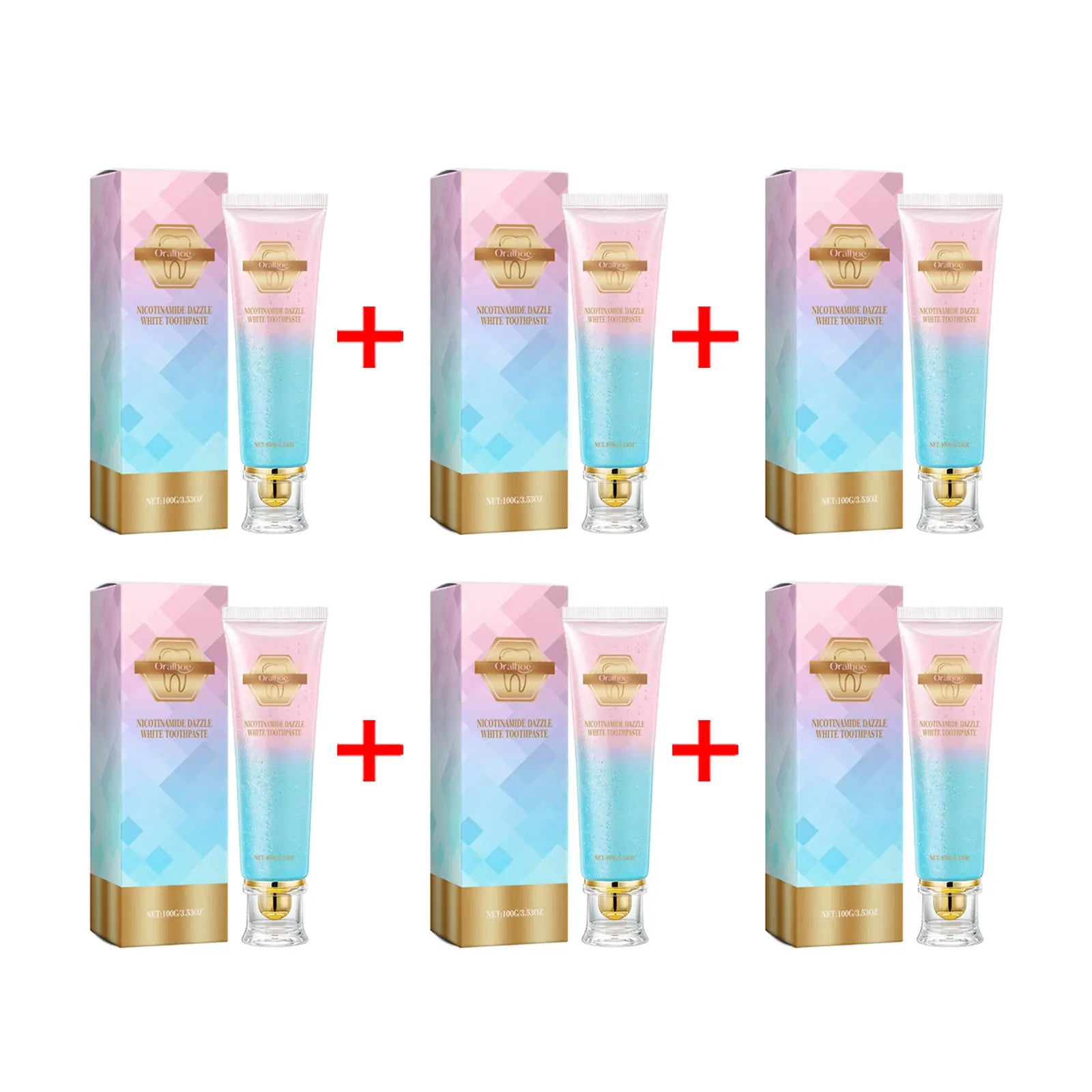 Tidesmit Niacinamide teeth whitening toothpaste for plaque removal and fresh breath for a brighter smile