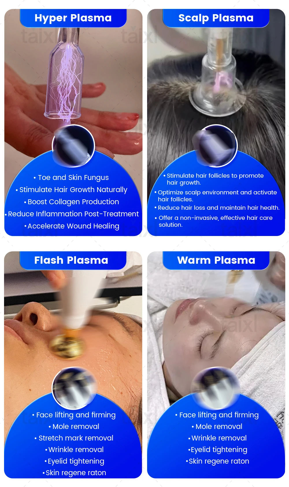 Cold Hot Plasma Machine for Facial Care and Skin Rejuvenation - Tidesmit Body Shaping Massage Equipment Tidesmit