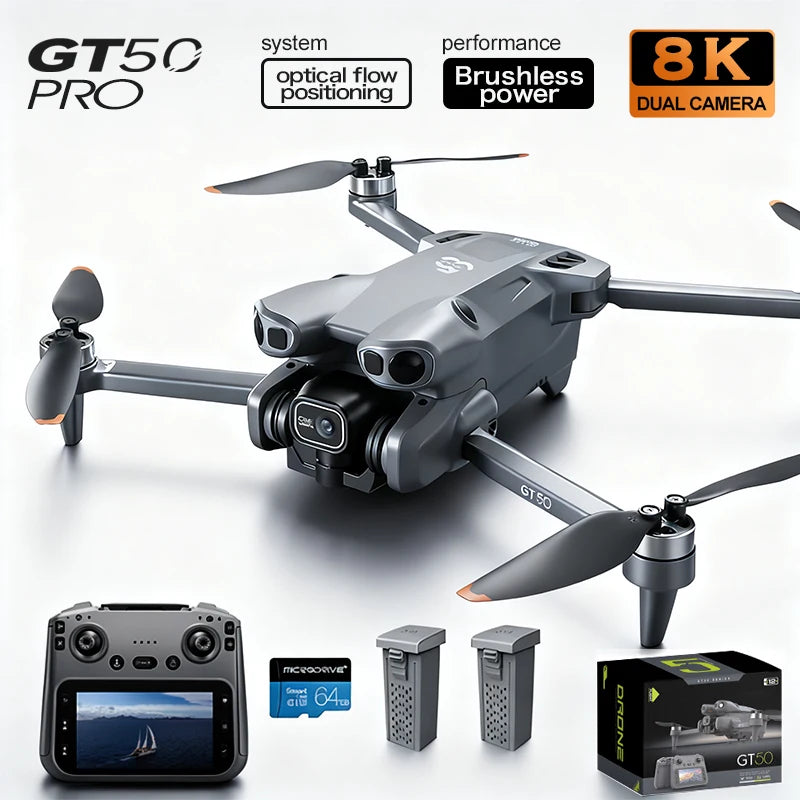 Mini 4K Camera Drone - Foldable GPS Drone with Obstacle Avoidance Tidesmit