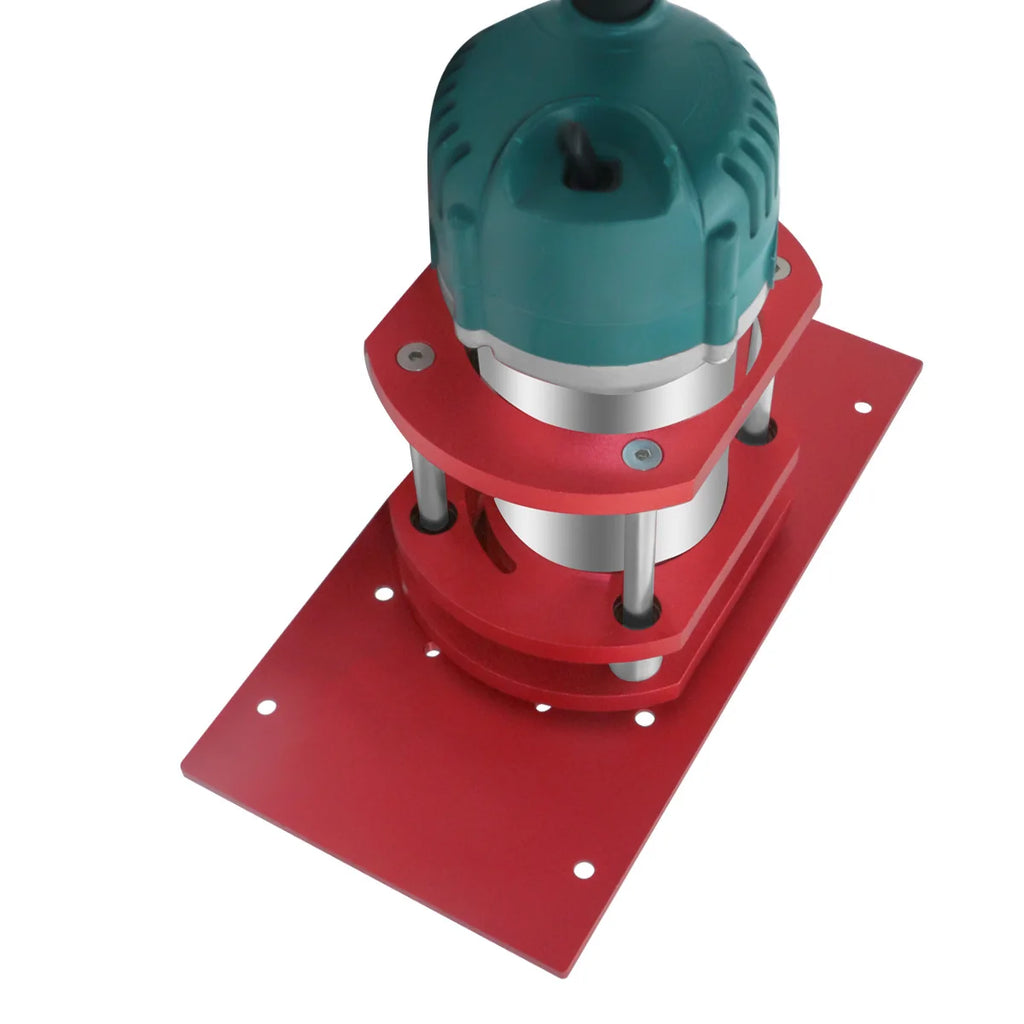 Router Lift with Fixed Base - Aluminum Router Insert Plate - Woodworking Universal Router Lift Base for 65mm Dia Router Motor