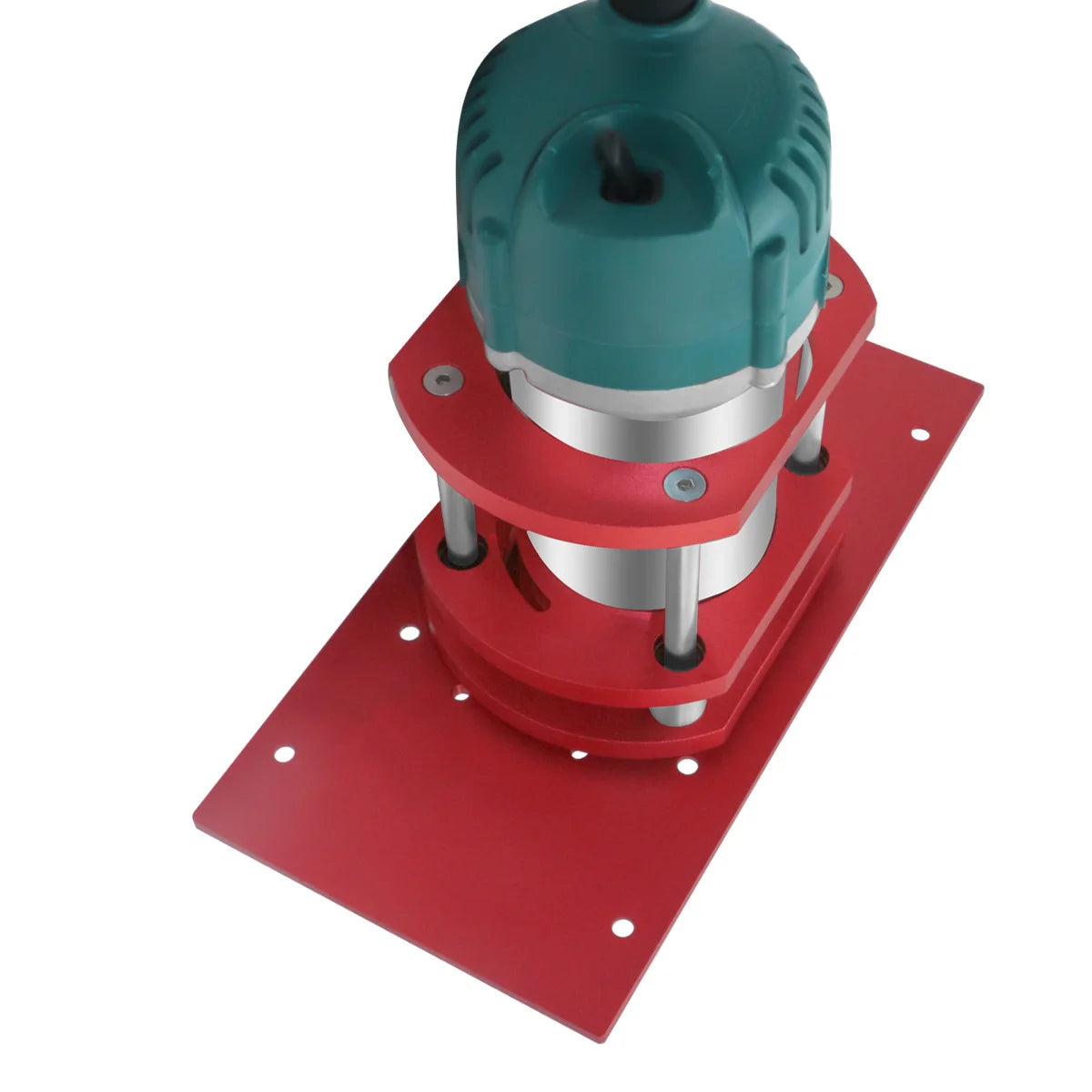 Router Lift with Fixed Base - Aluminum Router Insert Plate - Woodworking Universal Router Lift Base for 65mm Dia Router Motor